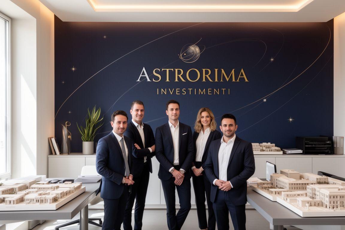 Team e sede di Astrorima Investimenti in un ambiente professionale e moderno