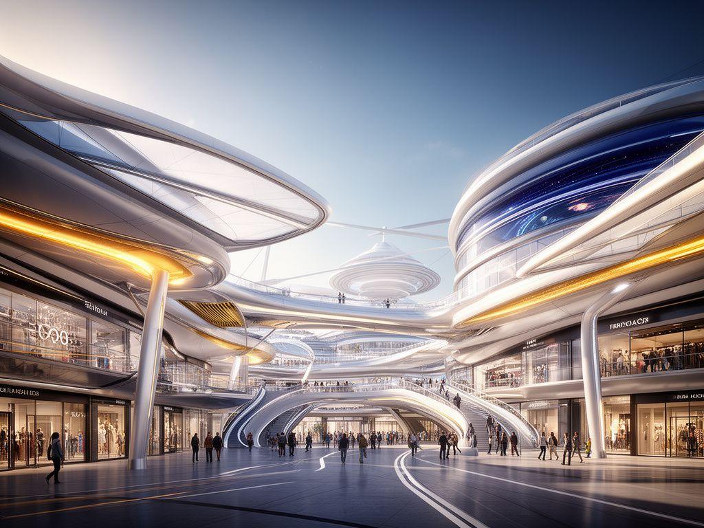 Stazione Aurora, complesso commerciale ispirato alle stazioni spaziali